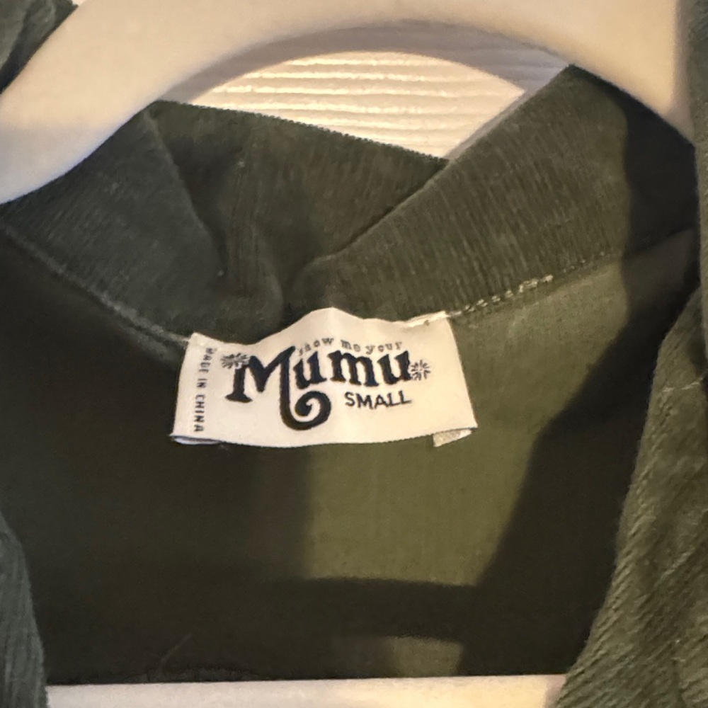 Show Me Your MuMu Olive Green Romper - Picture 2 of 5
